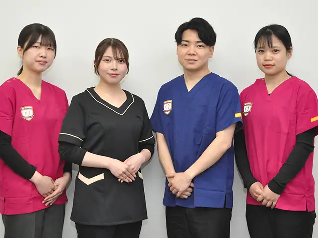 入社式のようす